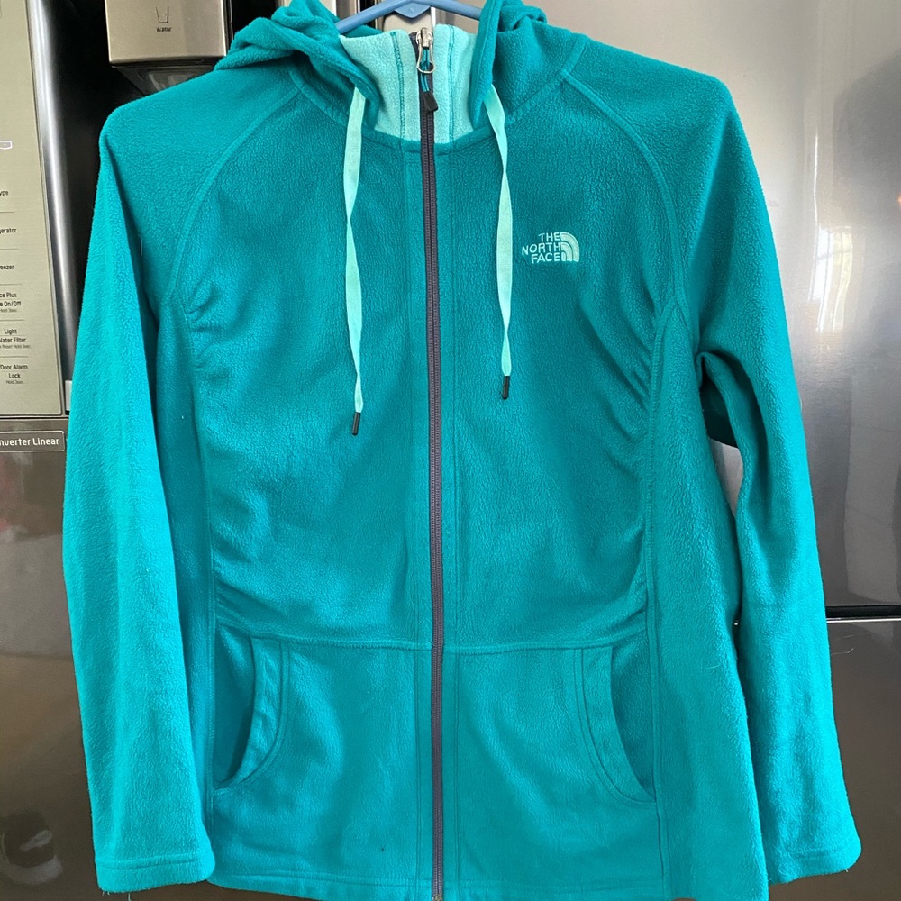 North face zip up fleece